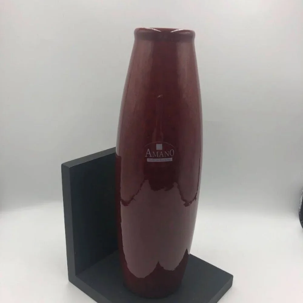 AMANO Made in Germany Scheurich RARE Red Oxblood Vase Pier 1 Imports Décor